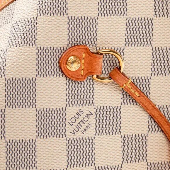 Louis Vuitton Neverfull MM Damier Azur Canvas Tote - Picture 10 of 15